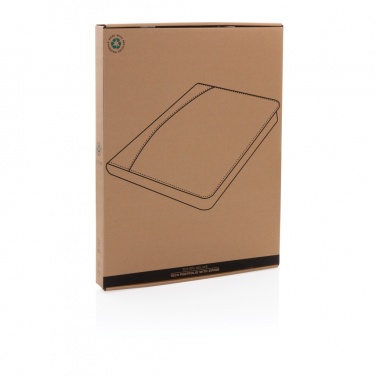 Logo trade promotional gifts image of: RCS rPU deluxe tech portfolio with zipper