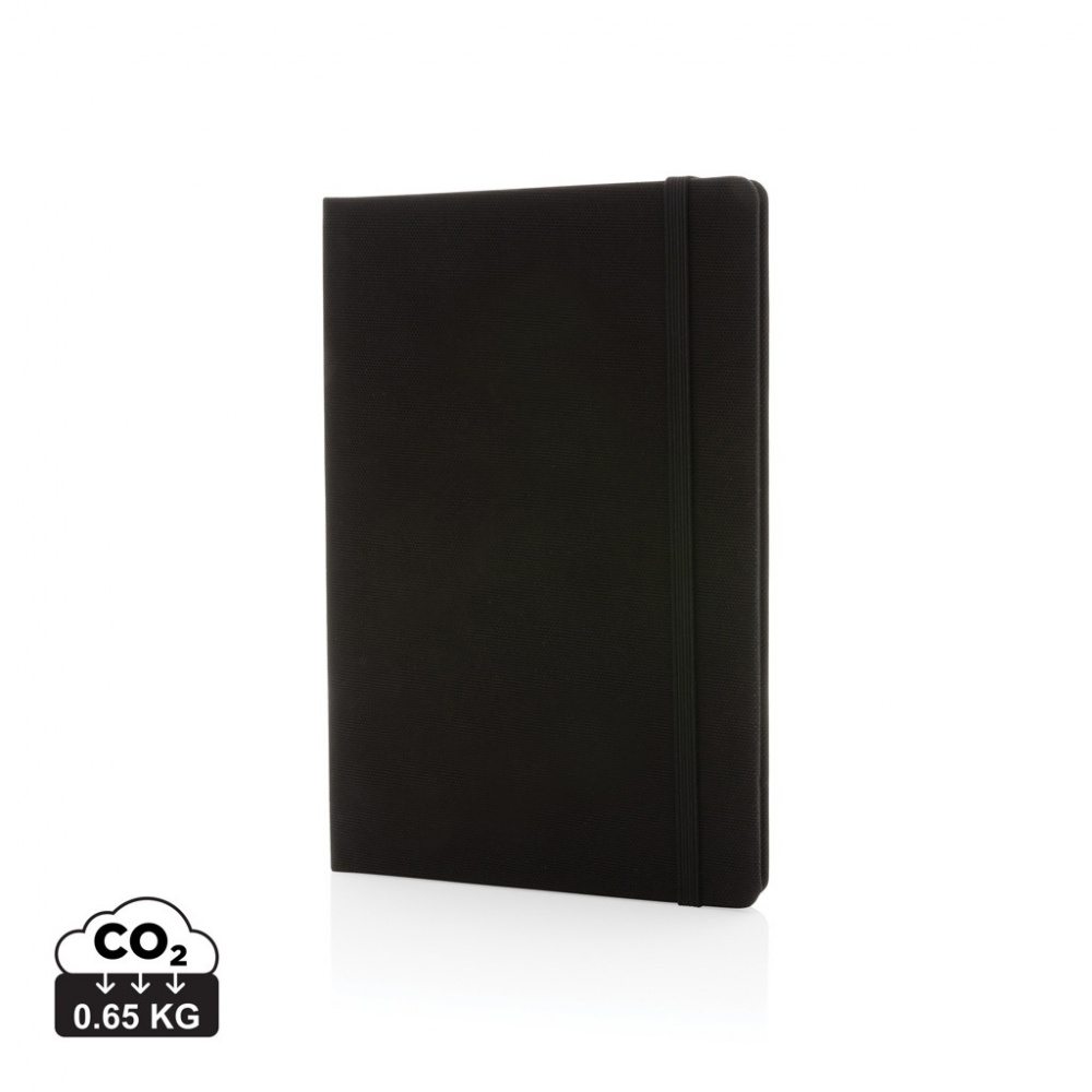 Logo trade advertising products picture of: GRS certified RPET A5 notebook