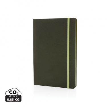 Logo trade promotional giveaway photo of: GRS certified RPET A5 notebook