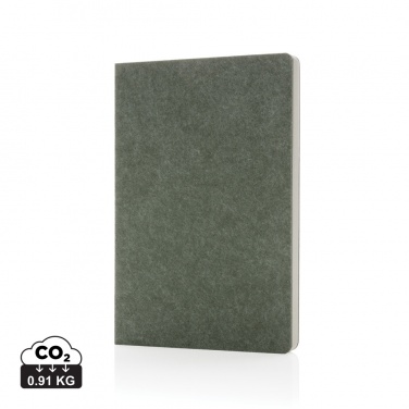 Logo trade promotional items image of: Phrase GRS certified recycled felt A5 notebook