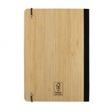 Logo trade promotional product photo of: Scribe bamboo A5 Notebook