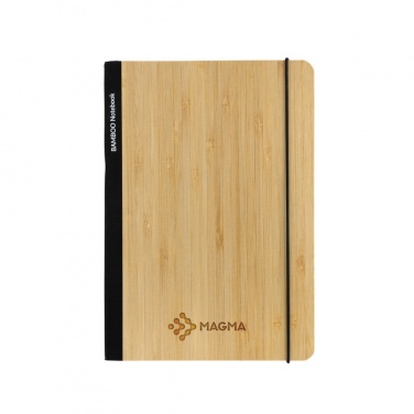 Logo trade promotional giveaways image of: Scribe bamboo A5 Notebook
