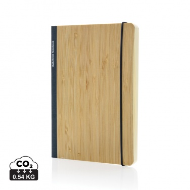 Logo trade promotional items image of: Scribe bamboo A5 Notebook