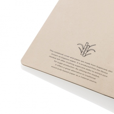 Logotrade corporate gift picture of: Stylo Sugarcane paper A5 Notebook