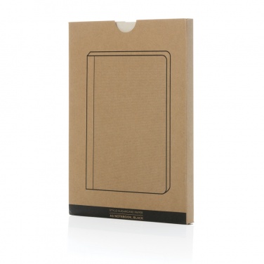 Logo trade corporate gifts picture of: Stylo Sugarcane paper A5 Notebook