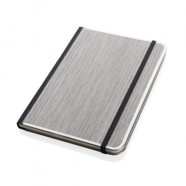 Logo trade promotional gifts picture of: Treeline A5 wooden cover deluxe notebook