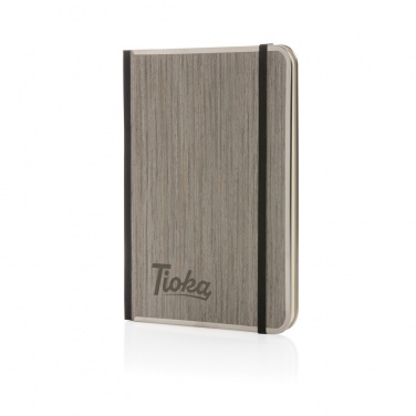 Logotrade promotional merchandise picture of: Treeline A5 wooden cover deluxe notebook