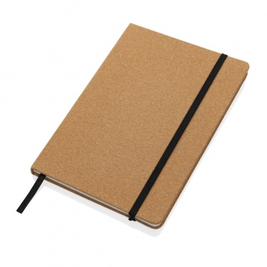 Logo trade promotional merchandise picture of: Stoneleaf A5 cork and stonepaper notebook