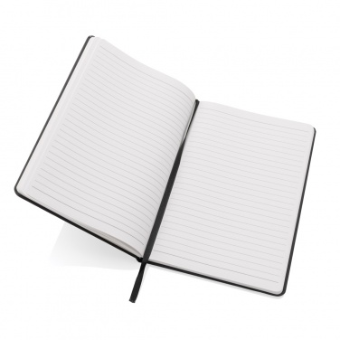 Logo trade business gifts image of: Craftstone A5 recycled kraft and stonepaper notebook