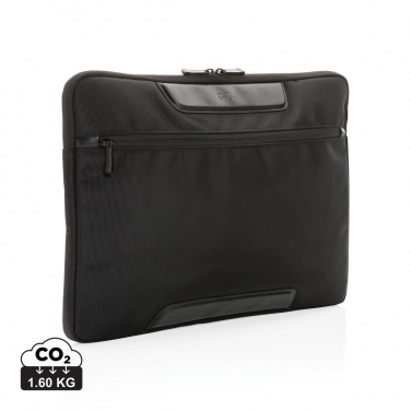 Logotrade corporate gift image of: Swiss Peak AWARE™ RPET Voyager 15.6" laptop sleeve