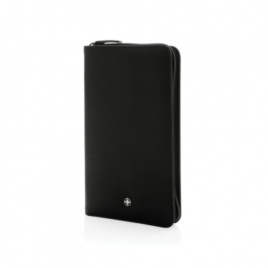 Logo trade corporate gifts image of: Swiss Peak Heritage RCS rPU RFID travel wallet