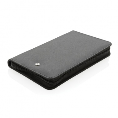 Logo trade business gifts image of: Swiss Peak Heritage RCS rPU RFID travel wallet
