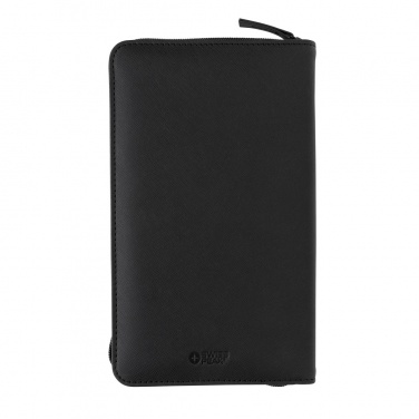 Logo trade promotional gifts image of: Swiss Peak Heritage RCS rPU RFID travel wallet