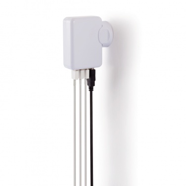 Logotrade promotional items photo of: Travel plug with 4 USB ports