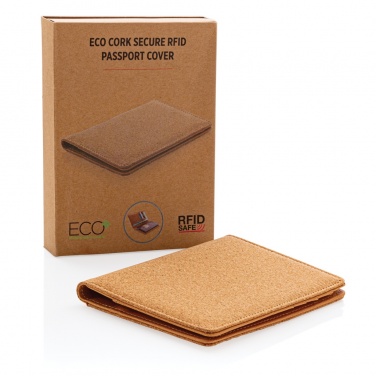 Logotrade promotional gifts photo of: Cork secure RFID passport cover
