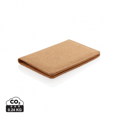 Logo trade promotional products picture of: Cork secure RFID passport cover