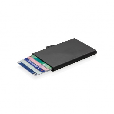 Logo trade promotional gifts image of: C-Secure aluminium RFID card holder