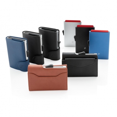 Logo trade corporate gifts picture of: C-Secure aluminium RFID card holder