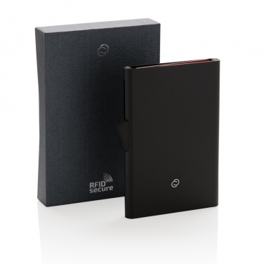 Logo trade promotional products image of: C-Secure aluminium RFID card holder
