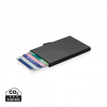 Logo trade promotional merchandise image of: C-Secure aluminium RFID card holder