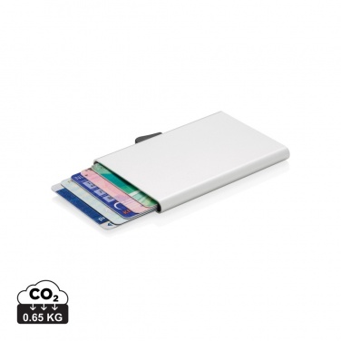 Logo trade promotional merchandise picture of: C-Secure aluminium RFID card holder