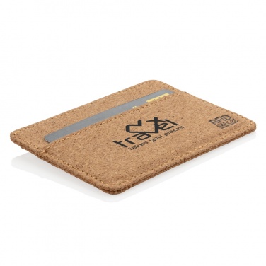 Logotrade promotional item image of: Cork secure RFID slim wallet