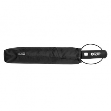 Logo trade business gifts image of: Swiss Peak Aware™ Tornado 27” pocket storm umbrella