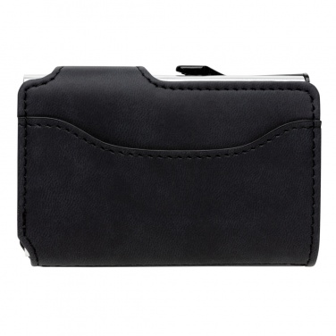 Logotrade promotional item image of: Standard aluminium RFID cardholder with PU wallet