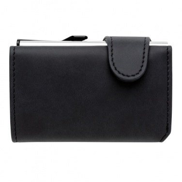 Logotrade promotional giveaway picture of: Standard aluminium RFID cardholder with PU wallet