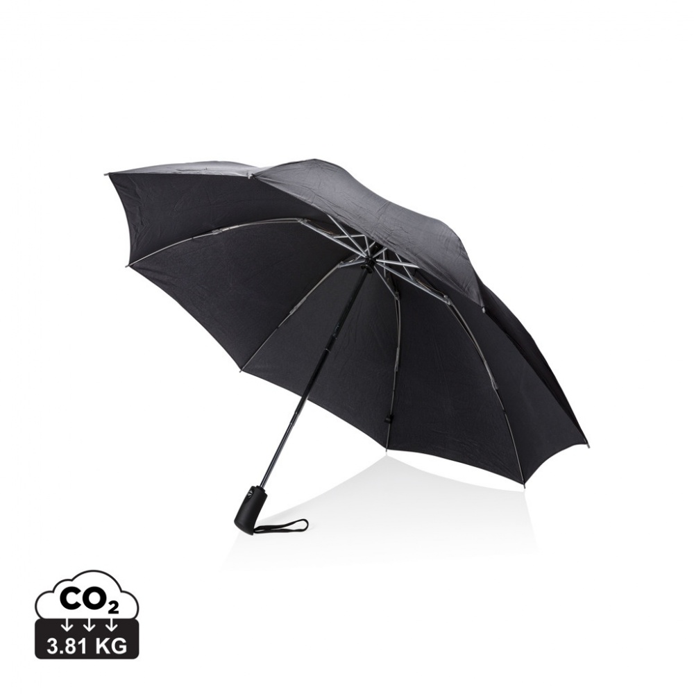 Logo trade corporate gifts picture of: SP AWARE™ 23' foldable reversible auto open/close umbrella