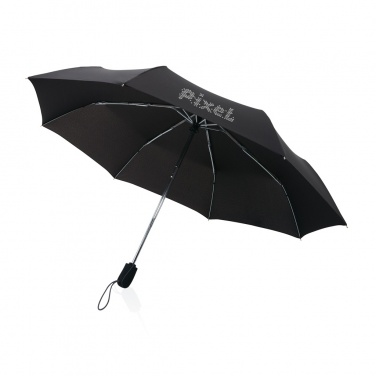 Logotrade promotional product picture of: Swiss Peak AWARE™ Traveller 21” automatic umbrella