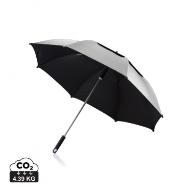 Logo trade promotional merchandise image of: 27” Hurricane storm umbrella