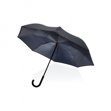 Logotrade promotional item image of: 23" Impact AWARE™ RPET 190T reversible umbrella