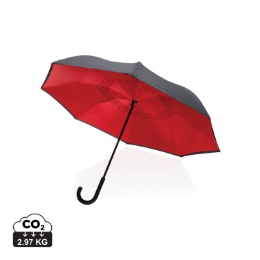 Logotrade promotional merchandise image of: 23" Impact AWARE™ RPET 190T reversible umbrella