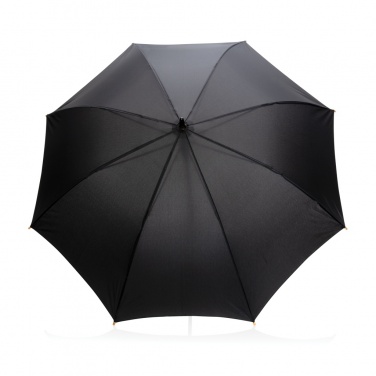 Logotrade business gift image of: 23" Impact AWARE™ RPET 190T auto open bamboo umbrella