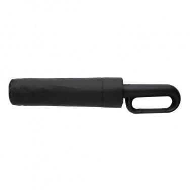 Logotrade promotional product picture of: Yara 21" AWARE™ RPET solid colour umbrella with carabiner