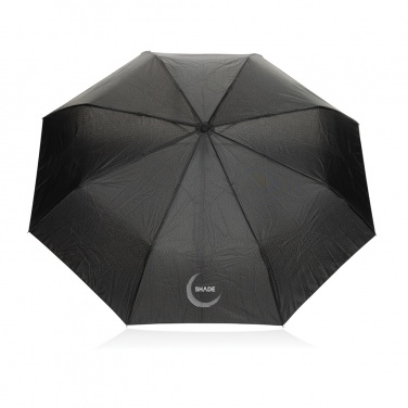 Logo trade promotional giveaways picture of: Yara 21" AWARE™ RPET solid colour umbrella with carabiner