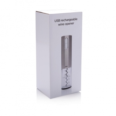 Logotrade promotional giveaway image of: Electric wine opener - USB rechargeable