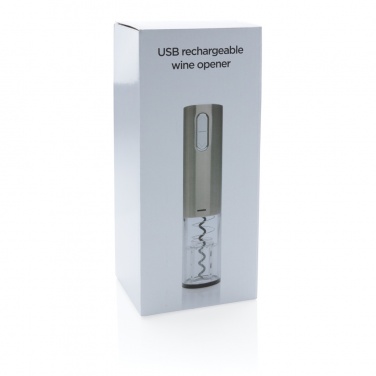Logo trade promotional giveaways picture of: Electric wine opener - USB rechargeable
