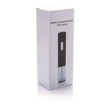 Logo trade promotional merchandise image of: Electric wine opener - battery operated