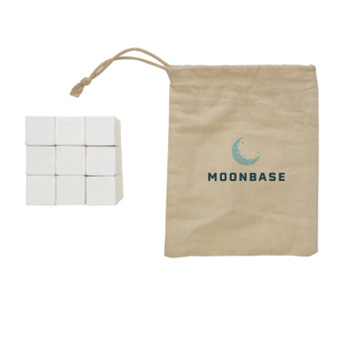 Logo trade promotional giveaways picture of: Wooden brain game in canvas pouch