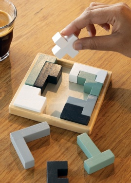 Logo trade promotional gift photo of: Cree wooden puzzle