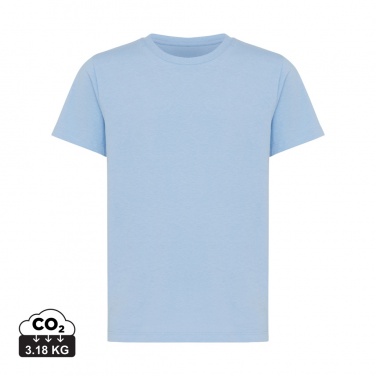Logo trade business gifts image of: Iqoniq Koli kids lightweight recycled cotton t-shirt