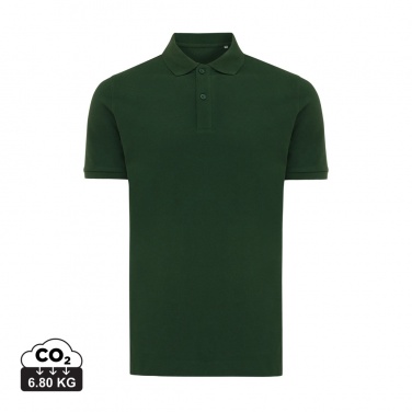 Logo trade promotional giveaways image of: Iqoniq Yosemite recycled cotton pique polo