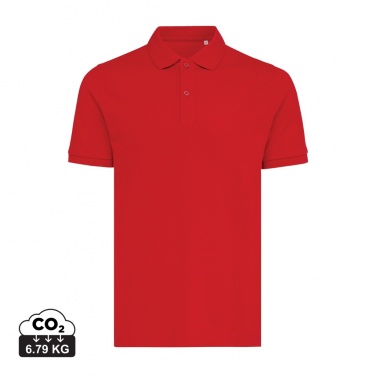 Logo trade corporate gifts image of: Iqoniq Yosemite recycled cotton pique polo