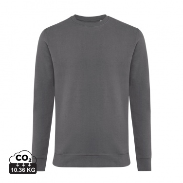 Logo trade business gifts image of: Iqoniq Zion recycled cotton crew neck