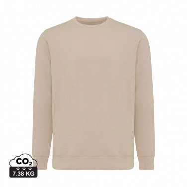 Logo trade promotional giveaway photo of: Iqoniq Etosha lightweight recycled cotton crew neck