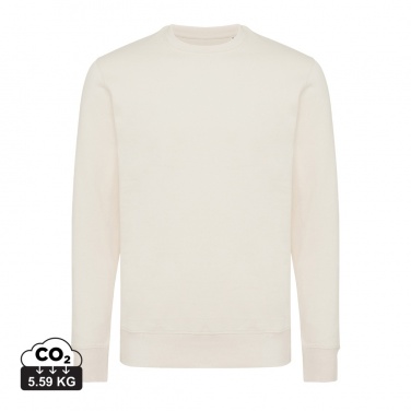 Logo trade business gifts image of: Iqoniq Etosha lightweight recycled cotton crew neck