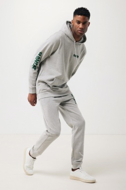 Logo trade promotional merchandise picture of: Iqoniq Torres recycled cotton hoodie undyed