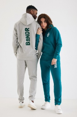 Logo trade promotional gifts picture of: Iqoniq Torres recycled cotton hoodie undyed